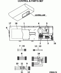 FDEN125VF CONTROL AND PARTS SET