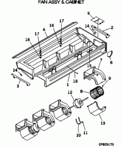 FDEN125VF FAN ASSY AND CABINET