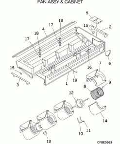 FDEN140V FAN ASSY AND CABINET