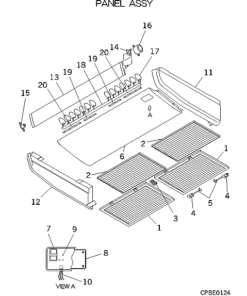 FDENA151R PANEL ASSY