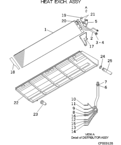 FDENA251R HEAT EXCH. ASSY