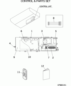 FDENA301R CONTROL AND PARTS SET