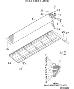 FDENA401 HEAT EXCH. ASSY