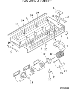 FDENA601 FAN ASSY AND CABINET