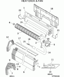 FDK56KXE6D HEAT EXCH. AND FAN