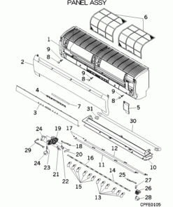 FDK71KXE6D PANEL ASSY