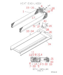 FDQMA22KXE4 HEAT EXCH. ASSY