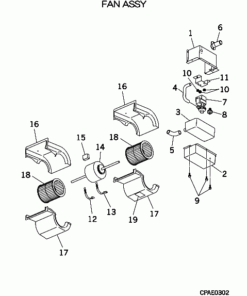 FDQSA36KXE5R FAN ASSY
