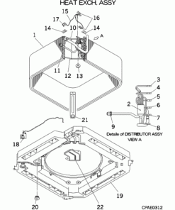 FDT100V HEAT EXCH. ASSY