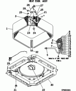 FDT140KXE6F HEAT EXCH. ASSY
