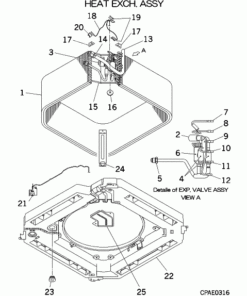 FDT160KXE6 HEAT EXCH. ASSY