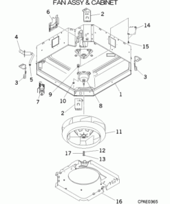 FDT60VD FAN ASSY AND CABINET
