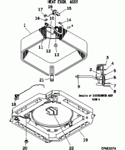 FDT60VF/1 HEAT EXCH. ASSY
