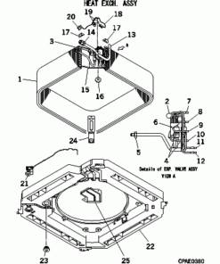 FDT71KXE6F HEAT EXCH. ASSY