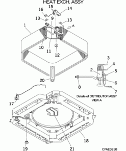 FDT71VD HEAT EXCH. ASSY