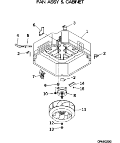 FDTA151 FAN ASSY AND CABINET