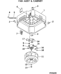 FDTA501 FAN ASSY AND CABINET