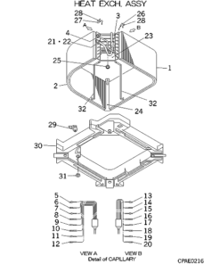 FDTA501R HEAT EXCH. ASSY