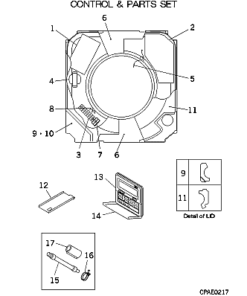 FDTA601 CONTROL AND PARTS SET