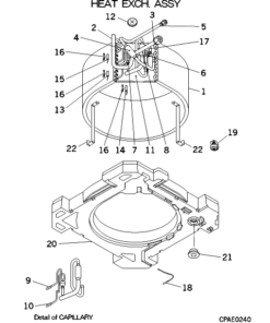 FDTCA22KXE4A HEAT EXCH. ASSY