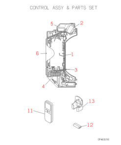 FDTN208C CONTROL AND PARTS SET