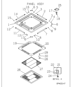 FDTN208C PANEL ASSY