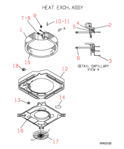 FDTN258C HEAT EXCH. ASSY