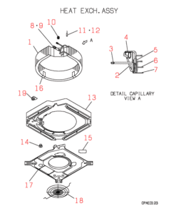FDTN508H HEAT EXCH. ASSY