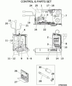 FDTS45KXE6D CONTROL AND PARTS SET