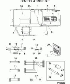 FDTW140KXE6D CONTROL AND PARTS SET