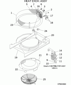 FDTW56KXE6D HEAT EXCH. ASSY