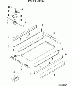 FDTW71KXE6D PANEL ASSY