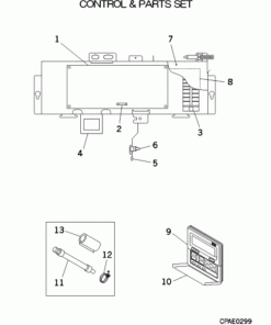 FDTWA45KXE4BR CONTROL AND PARTS SET