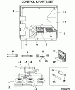 FDU112KXE6 CONTROL AND PARTS SET
