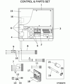FDU125VD CONTROL AND PARTS SET