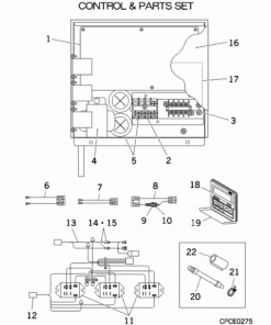 FDU140KXE6 CONTROL AND PARTS SET