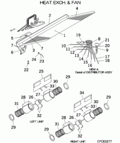 FDU224KXE6 HEAT EXCH. AND FAN