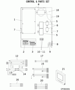 FDU224KXE6F/1 CONTROL AND PARTS SET