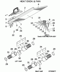 FDU224KXE6F/1 HEAT EXCH. AND FAN