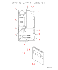 FDU308-A CONTROL AND PARTS SET