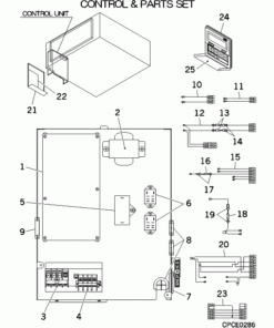 FDU500FKXE6D CONTROL AND PARTS SET
