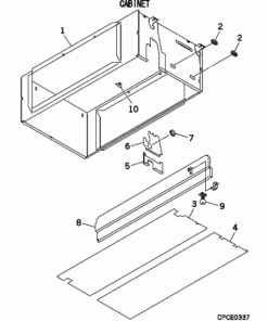 FDUA160VF/1 CABINET ASSY
