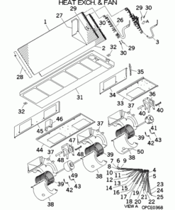 FDUA200VG/1 HEAT EXCH. AND FAN