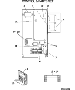 FDUA280KXE4R CONTROL AND PARTS SET