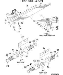 FDUA280KXE4R HEAT EXCH. AND FAN