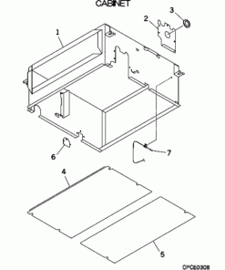 FDUH28KXE6D CABINET ASSY
