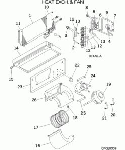 FDUH28KXE6D HEAT EXCH. AND FAN