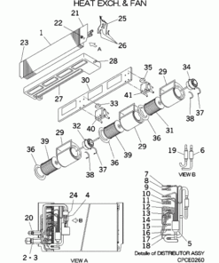 FDUM140KXE6D HEAT EXCH. AND FAN