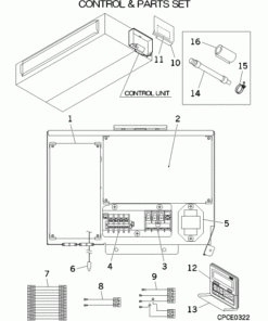 FDUM140VF CONTROL AND PARTS SET