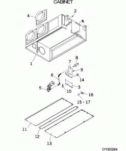 FDUM90KXE6D CABINET ASSY